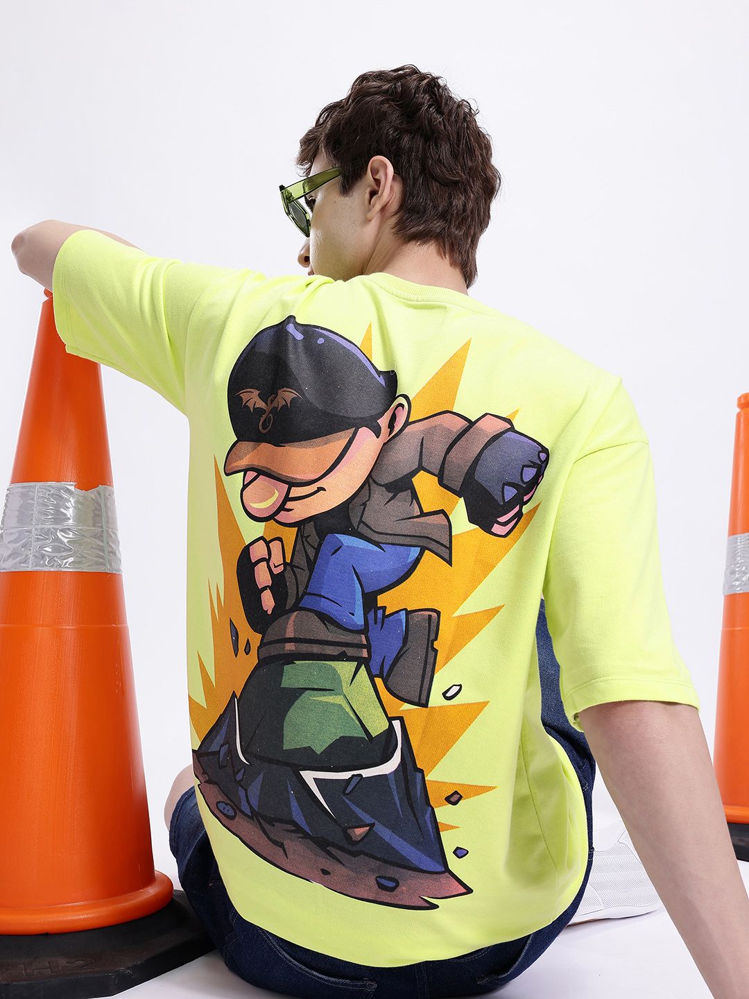Kook N Keech Anime Nippon Print Oversize T-shirt