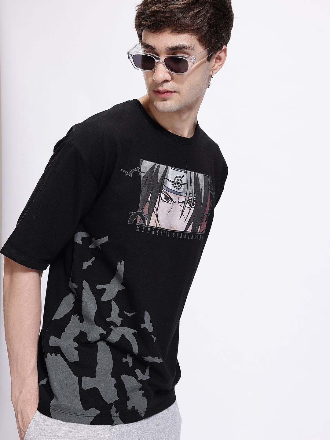 Kook N Keech Naruto Printed Oversized T-shirt