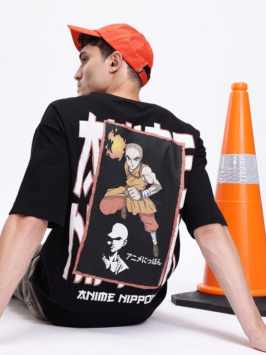 Kook N Keech Anime Naruto Printed Oversized T-shirt
