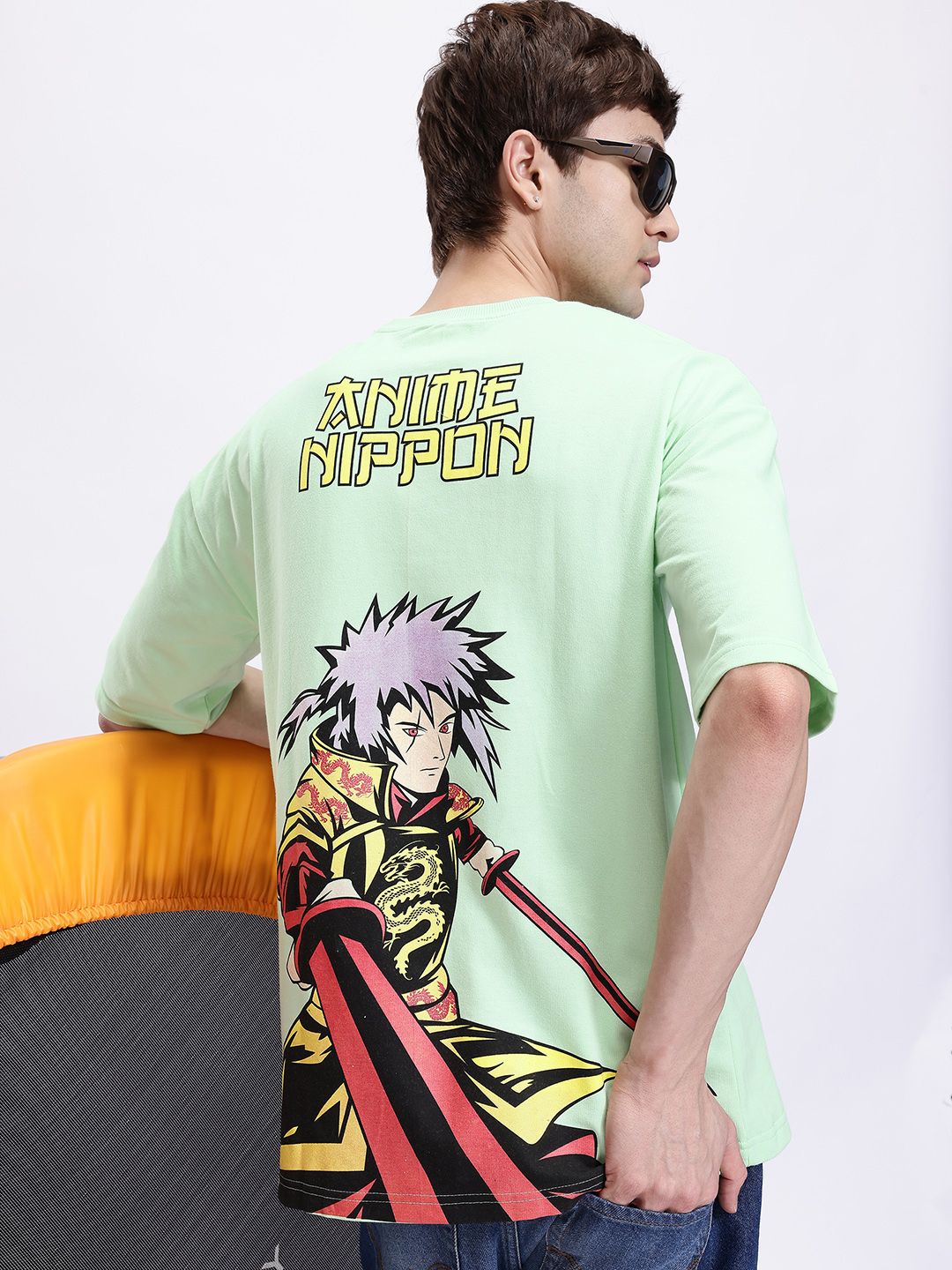 Kook N Keech Anime Nippon Print Oversize T-shirt