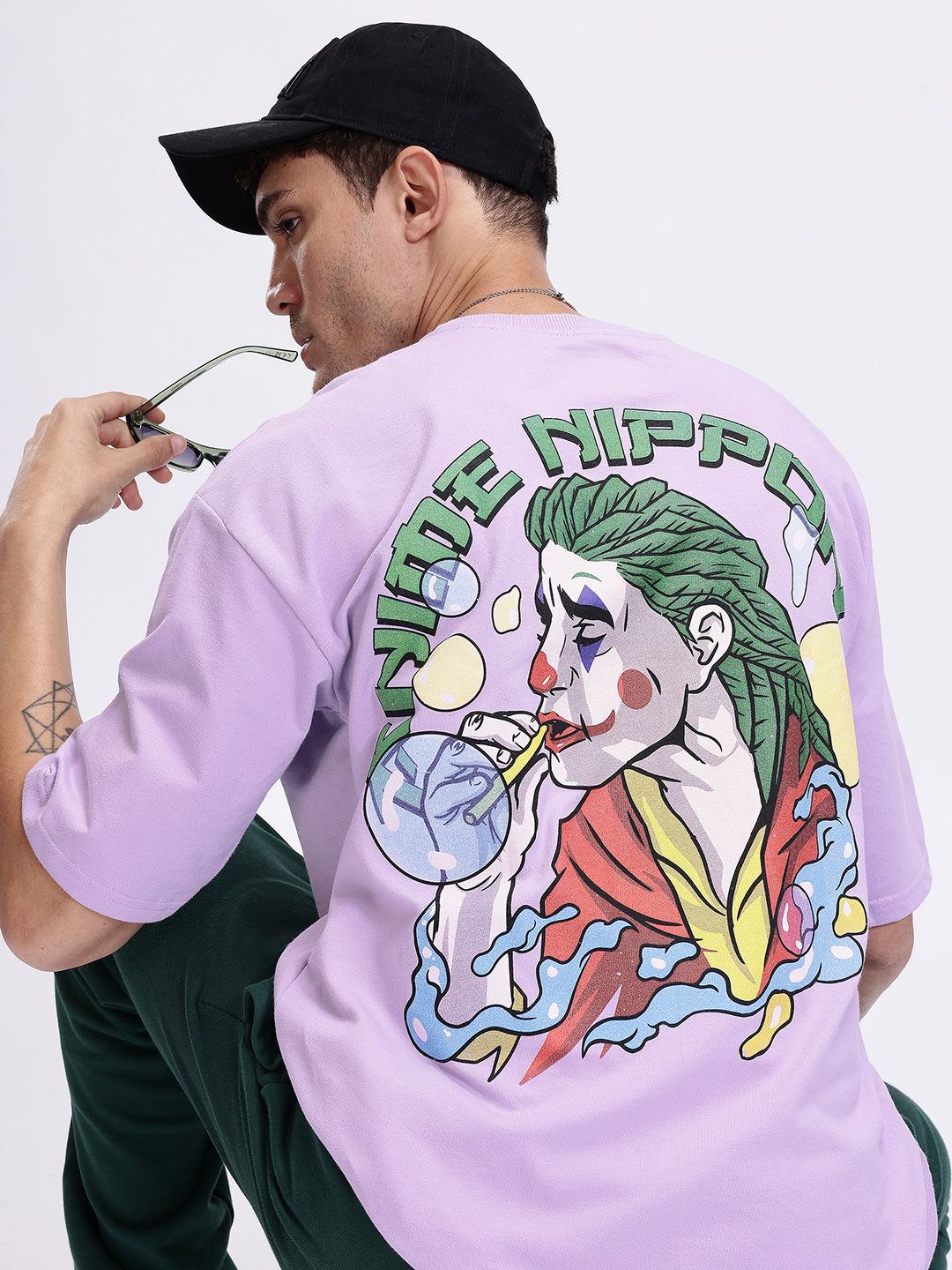 Buy Kook N Keech Anime Nippon Printed Oversized Longline T-shirt