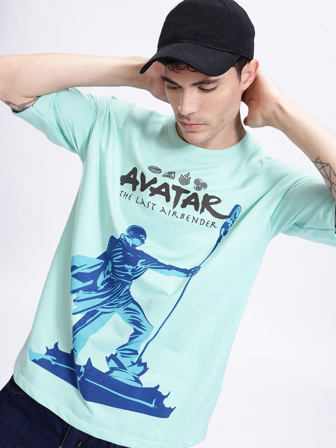 Kook N Keech Avatar Print Oversize Fit T-shirt