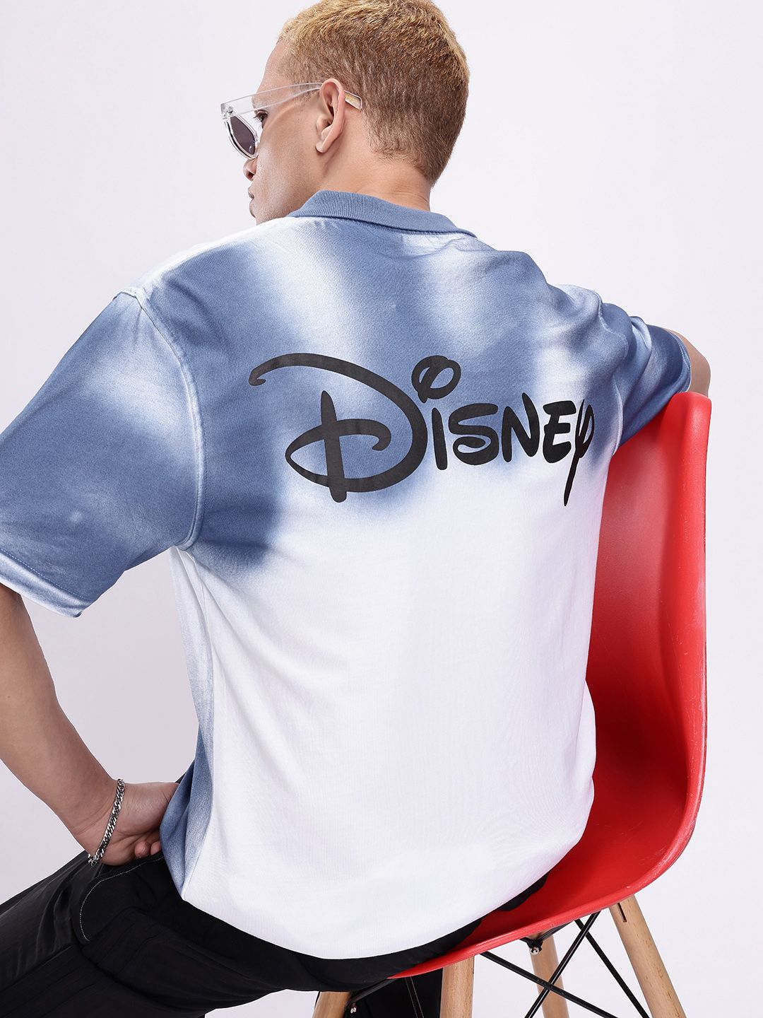 Kook N Keech Disney Men Mickey Mouse Printed Oversized T-shirt