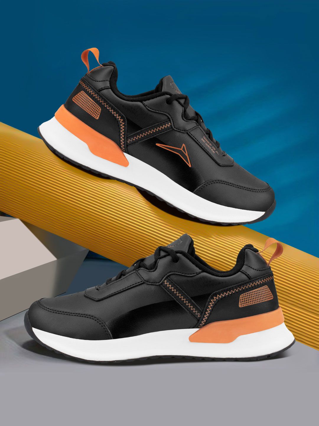 JQR Men Colourblocked Lace-Ups Chunky Sole Sneakers