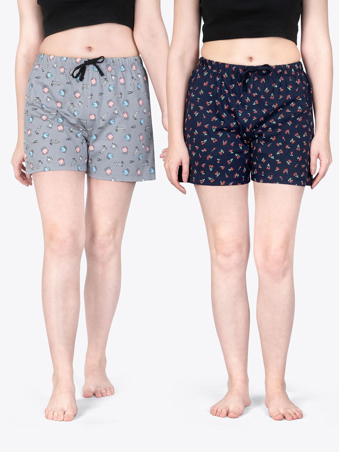 ariel Women 2 Printed Lounge Shorts