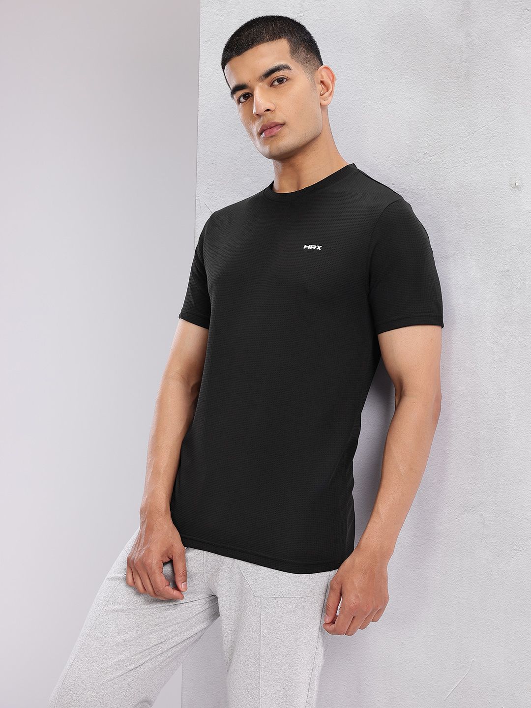 HRX by Hrithik Roshan Solid Regular Fit T-shirt