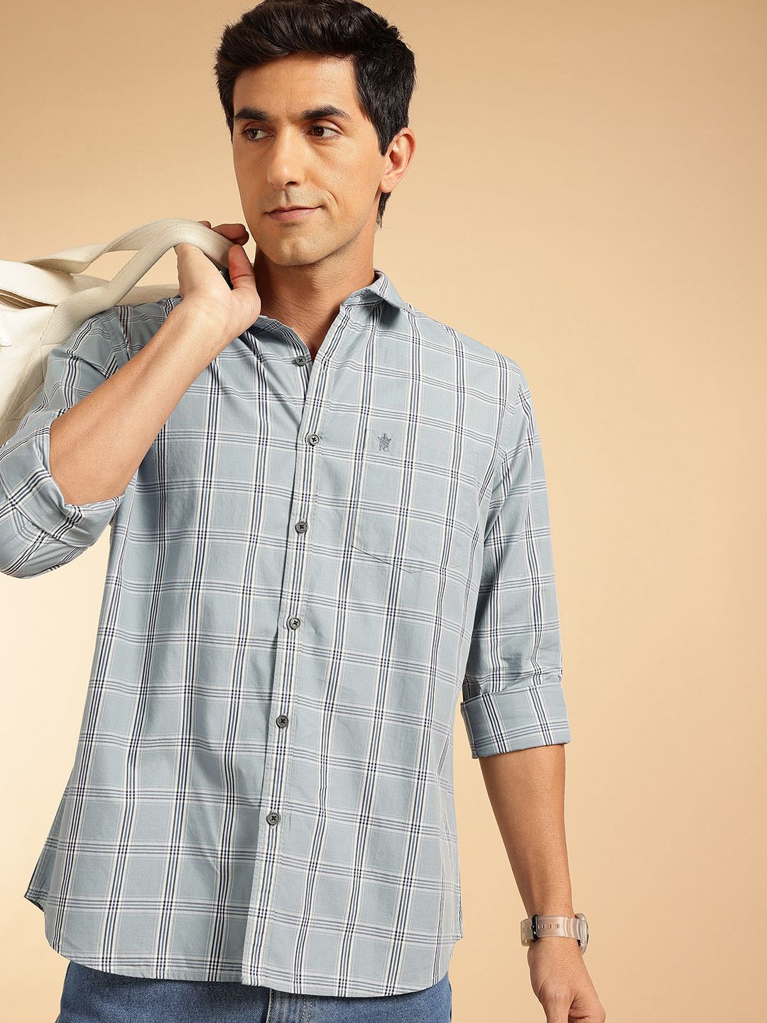 French Connection Slim Fit Tartan Checks Shirt