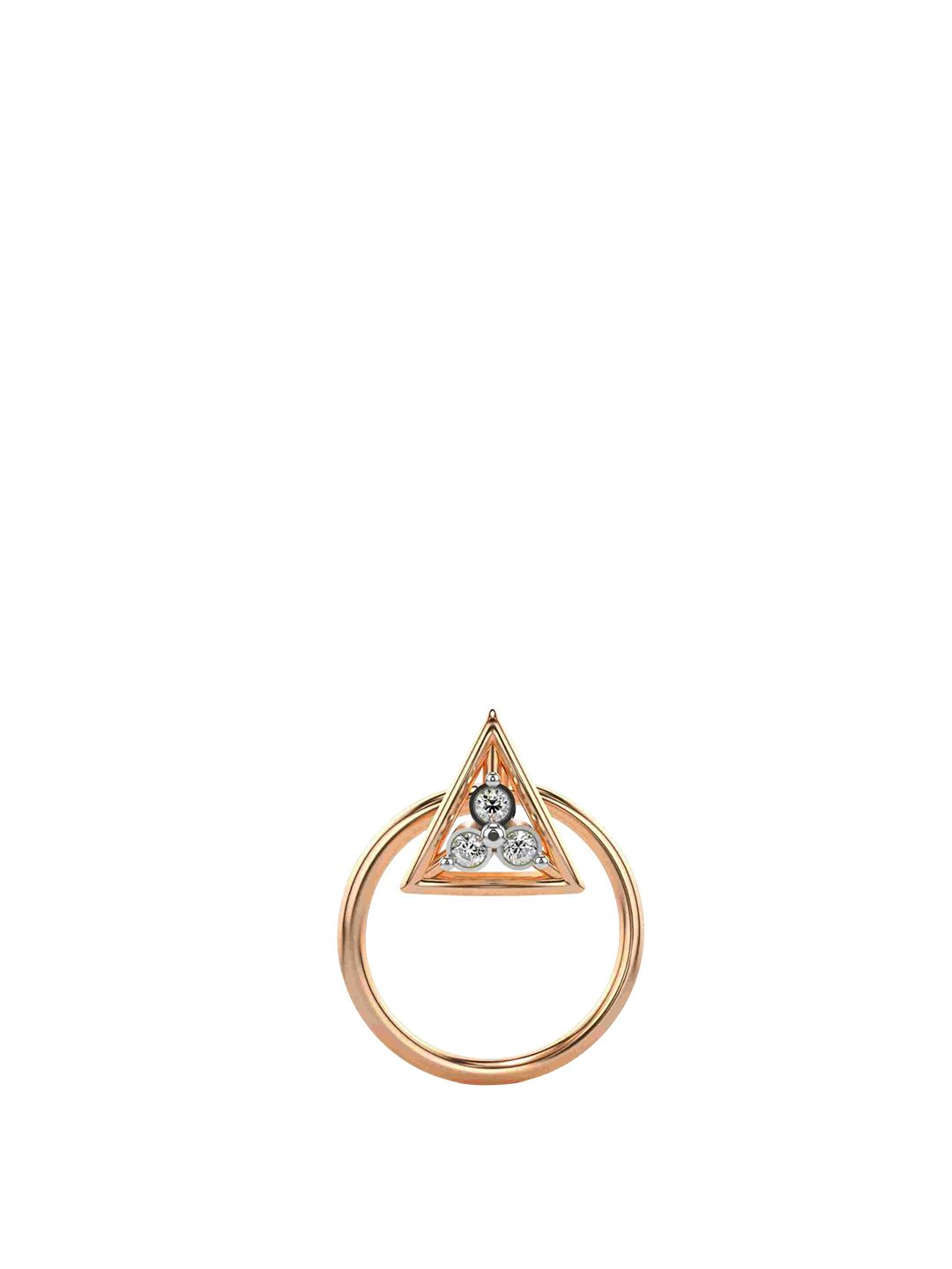 VALANOVA Women Lab Grown Diamond Nosepin  0.14 gm