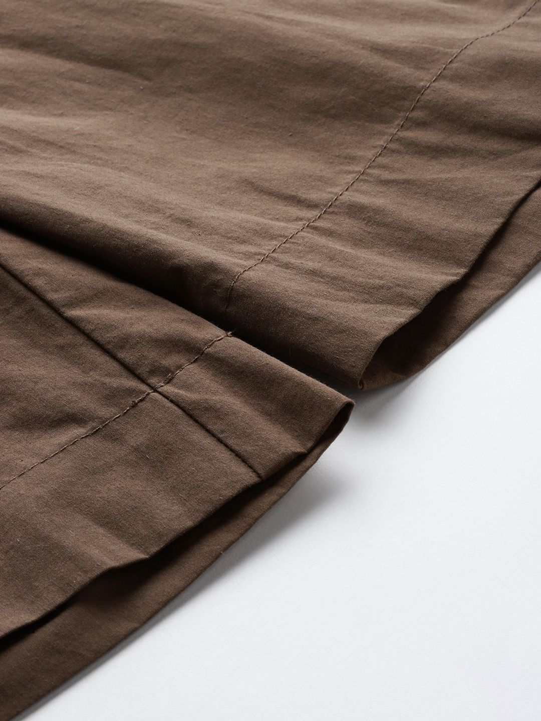 Mid-Rise Pure Cotton Bermuda Shorts