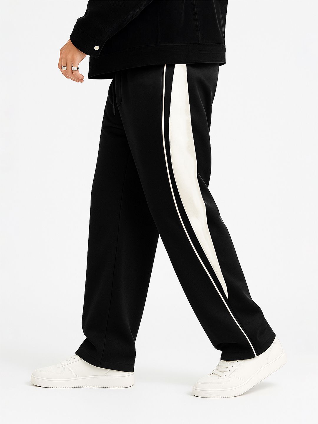 Buy Maniac Men Baggy-Fit Mid-Rise Cotton Track Pant - Track Pants