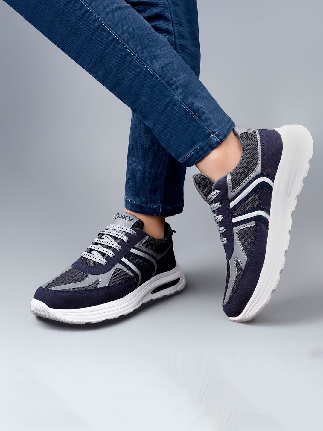Bxxy Men Mesh Running Non-Marking Shoes