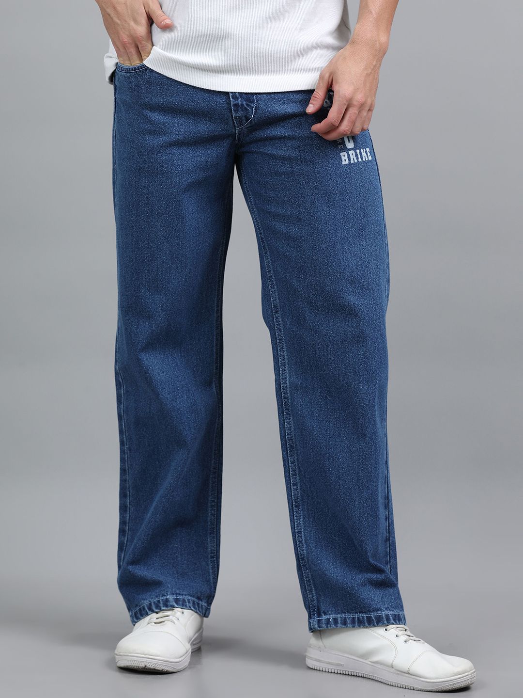 Kolor Fusion Men Loose Baggy Fit Mid-Rise Jeans