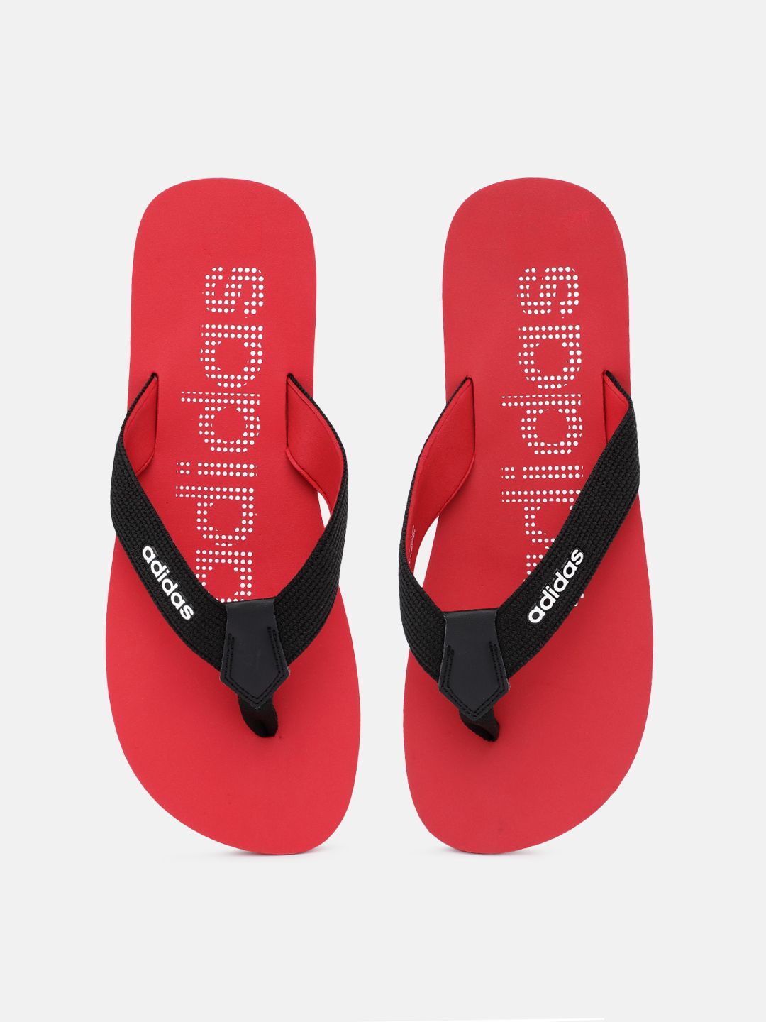 ADIDAS Men Brand Logo Printed Thong Flip-Flops