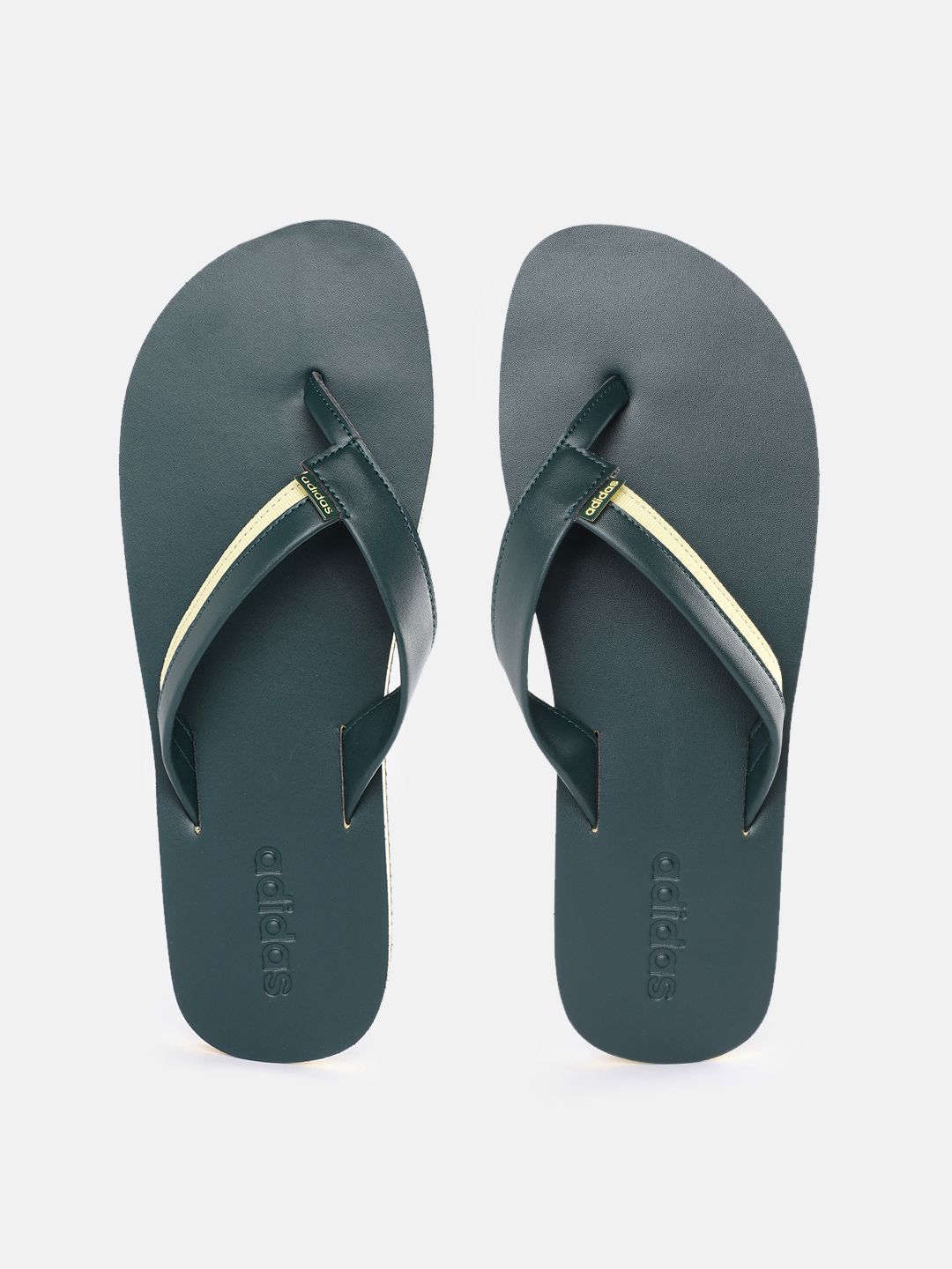 ADIDAS Men Striped Marvello Thong Flip-Flops