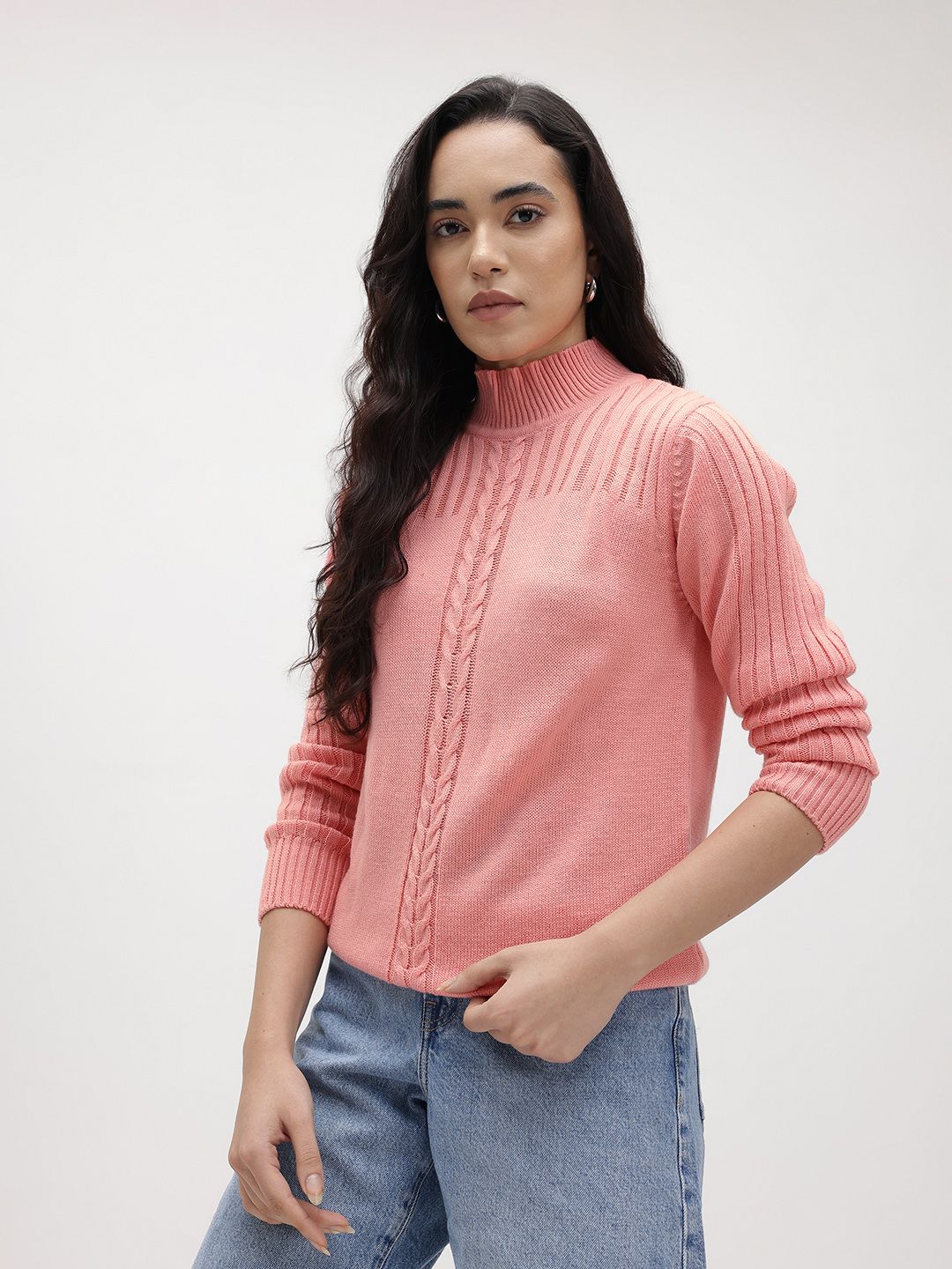 Buy Roadster Cable Knit Pullover - Sweaters for Women 30301054