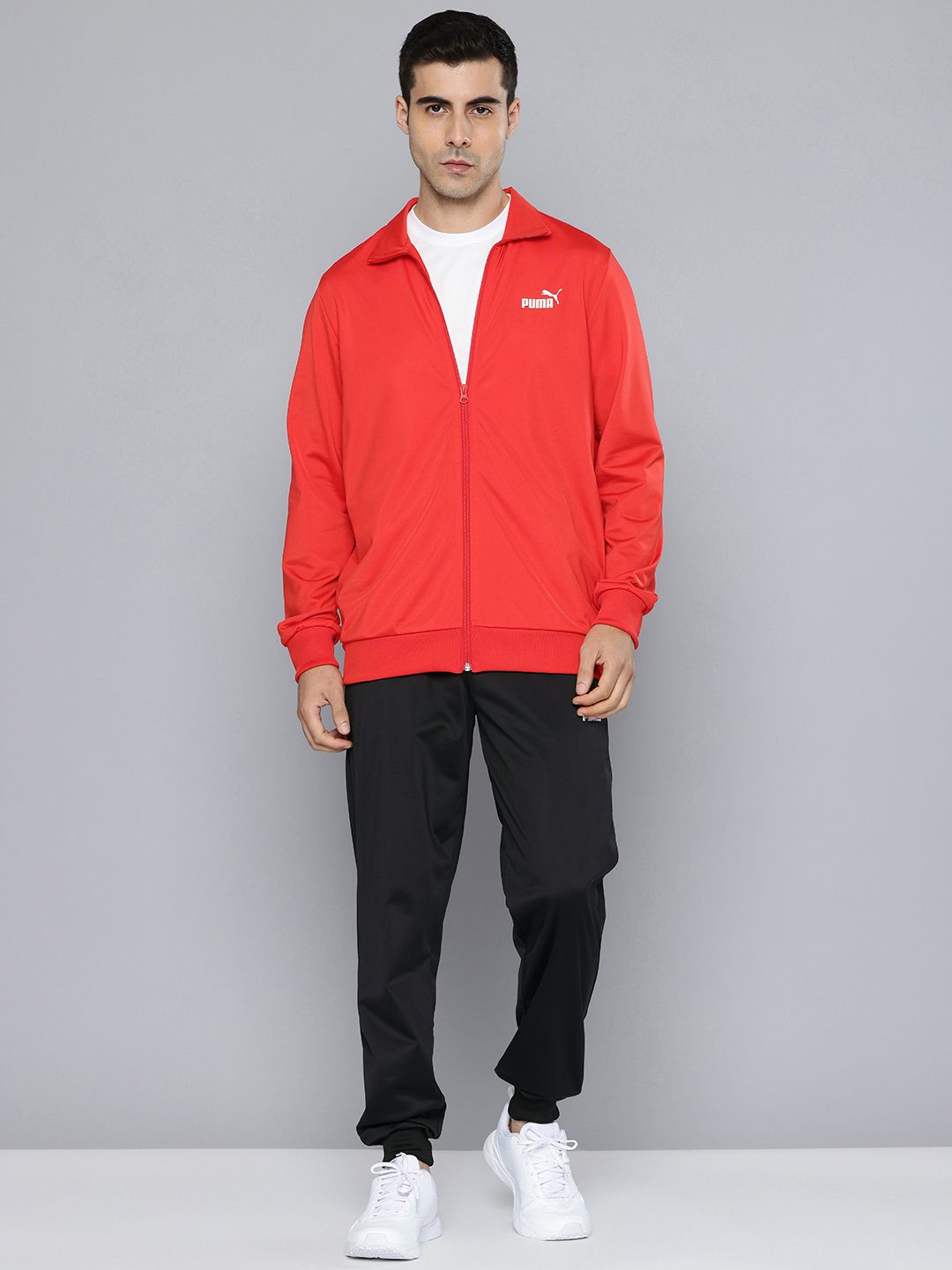 Puma Men Mock Collar Tracksuits