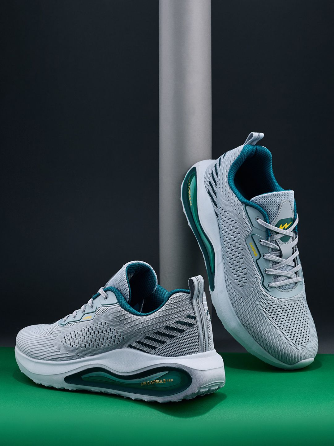 Campus Campus Pivot Gents Men Mesh Lace-Ups Running Non-Marking Shoes