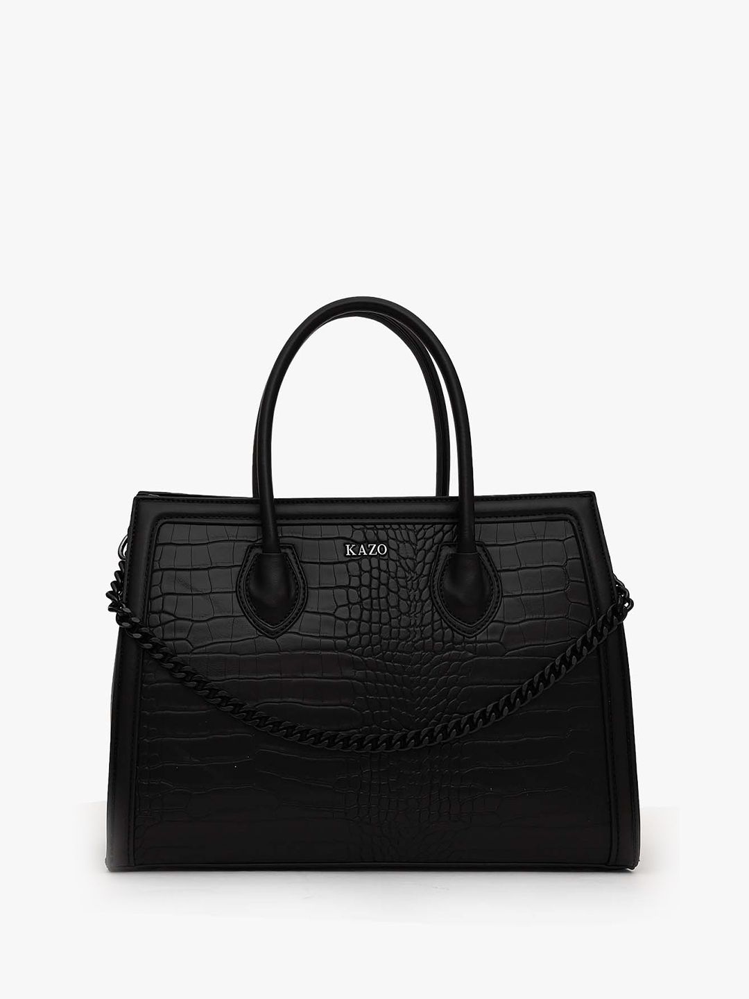 Women Textured Satchel Bag Kazo Women Textured Structured Satchel Bag