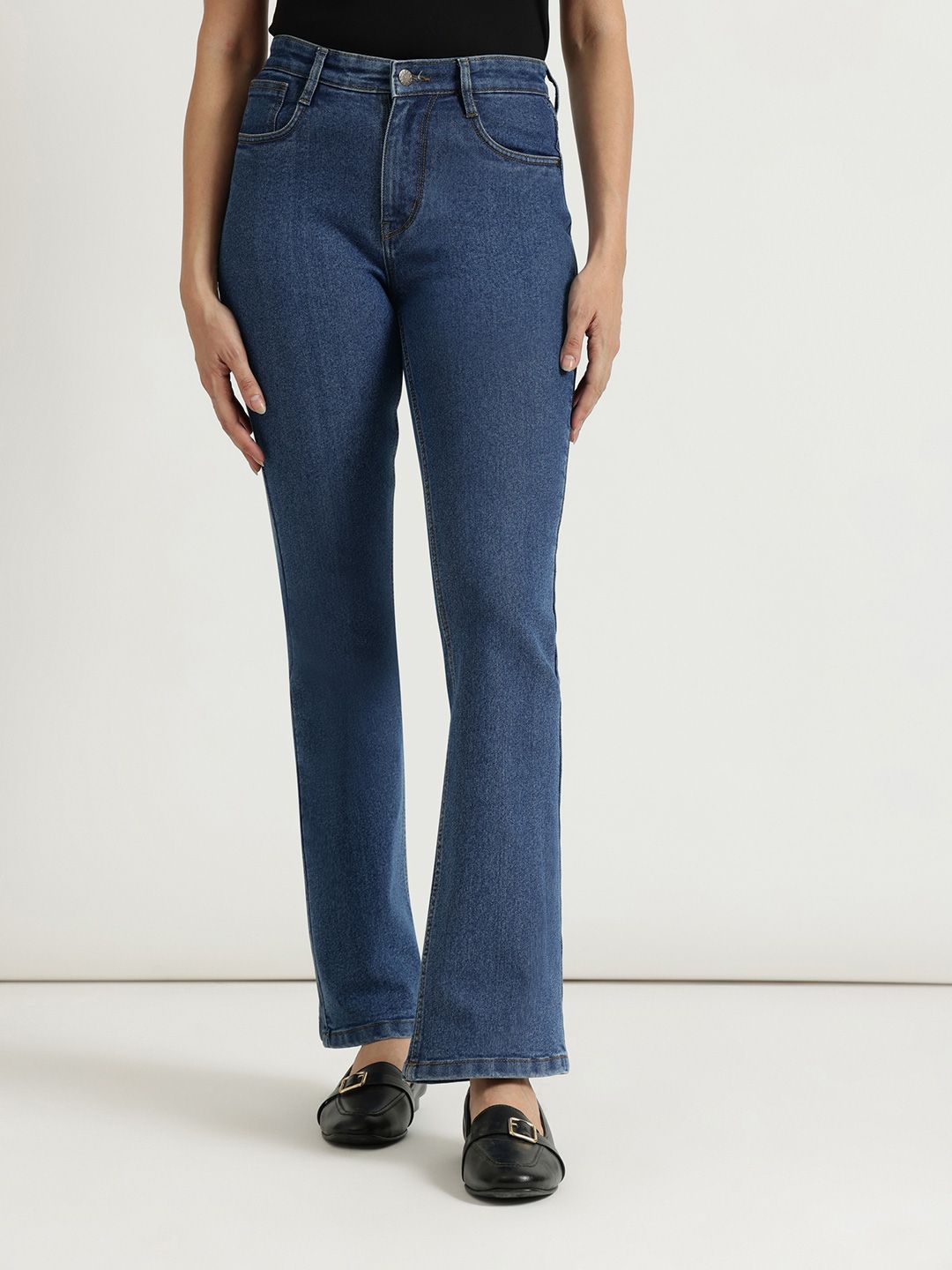 Curve Enhancing Bootcut Jeans FABLE STREET Women Curve Enhancing Bootcut Jeans