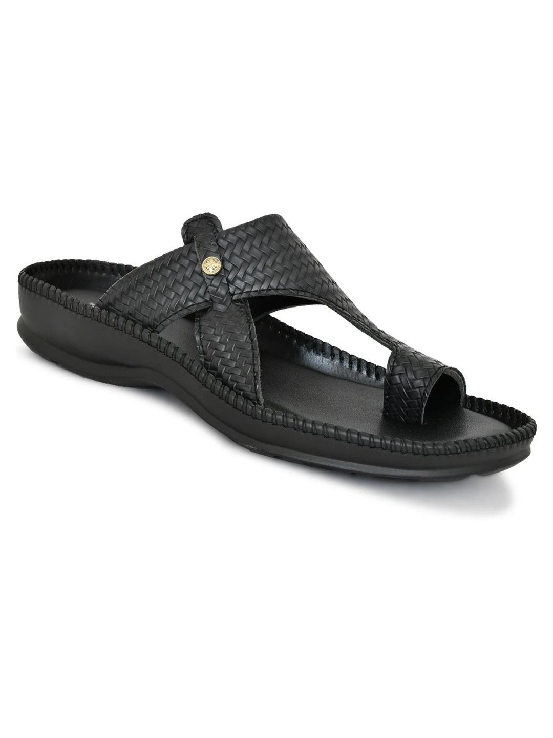 Bizazo Men Brown Flip Flops