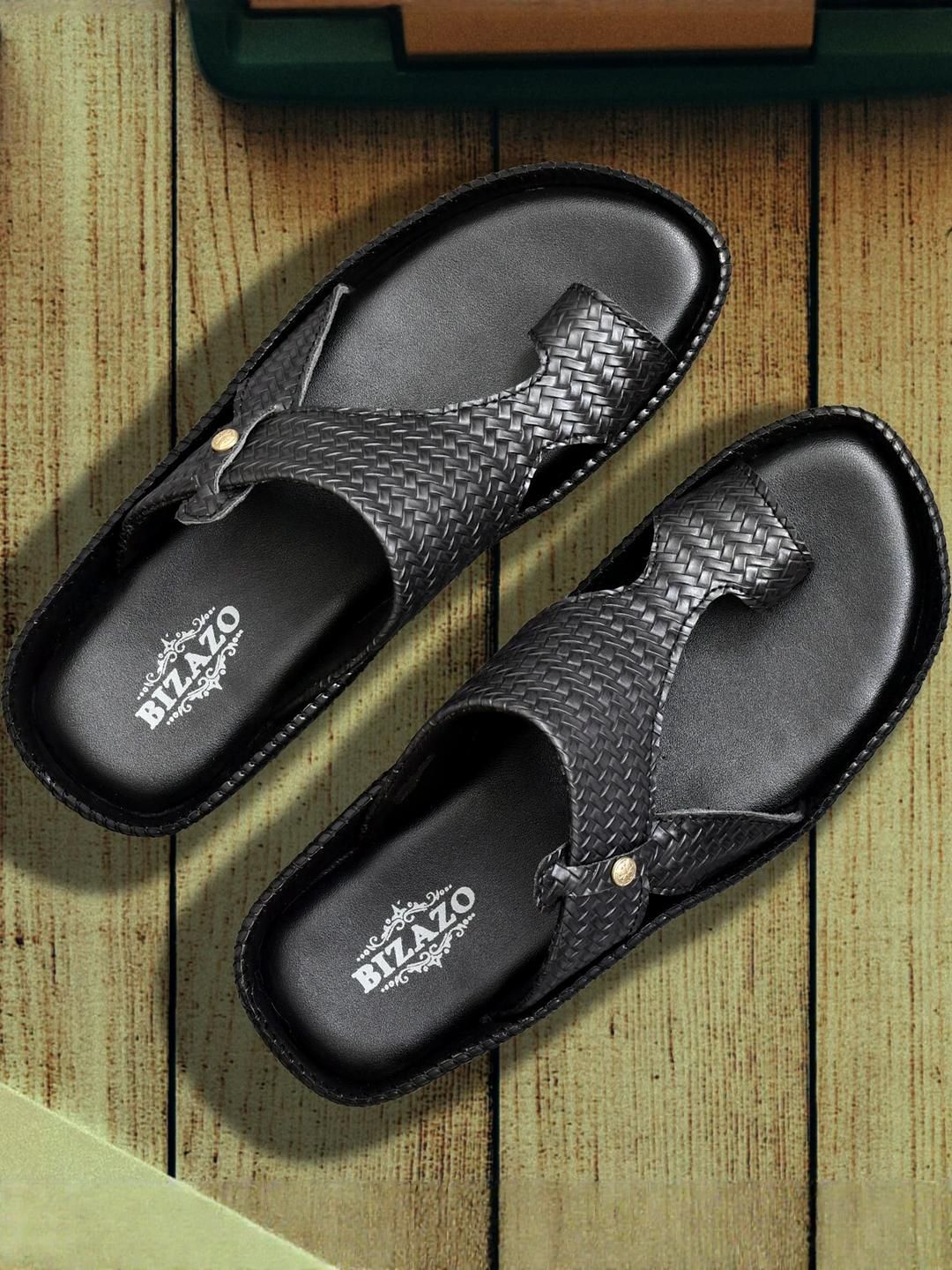 Bizazo Men Tan Flip Flops