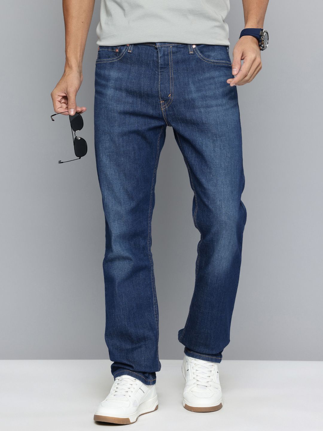 Buy Levis Men 513 Straight Fit Light Fade Stretchable Jeans