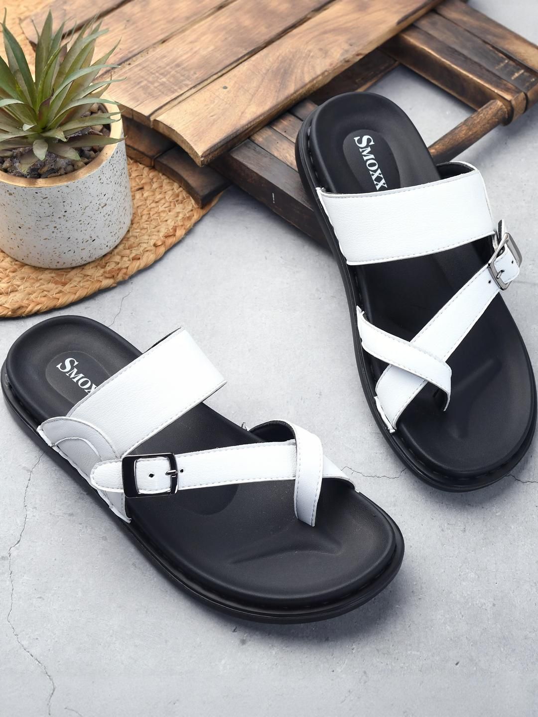 SMOXX Men PU Slippers
