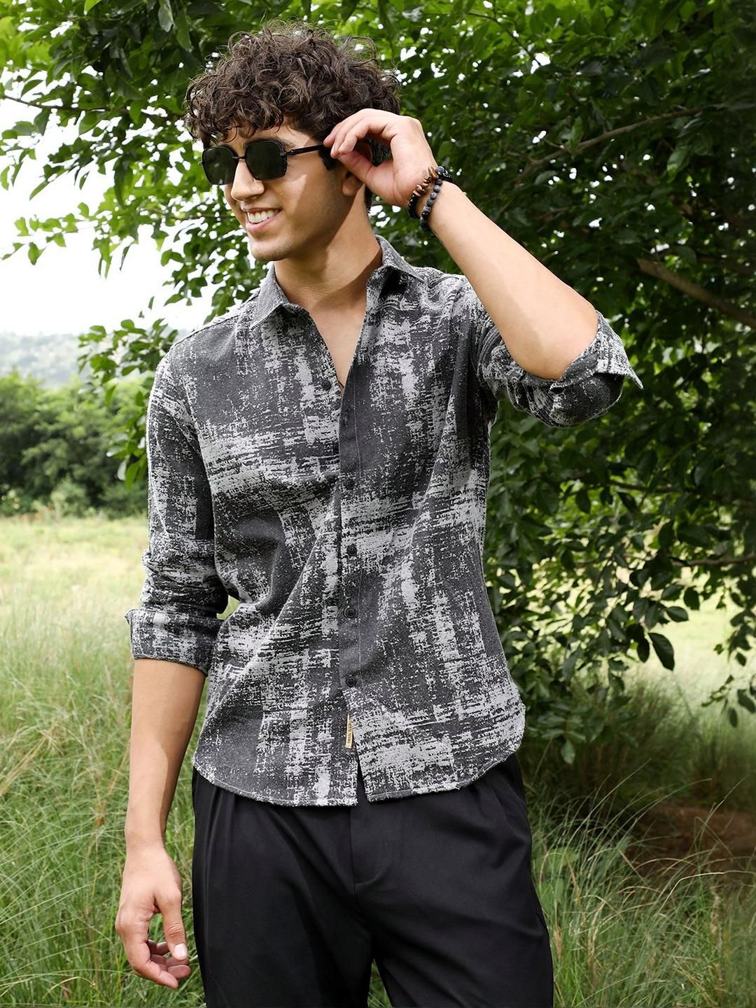 CAHOOT Men Comfort Printed Casual Shirt