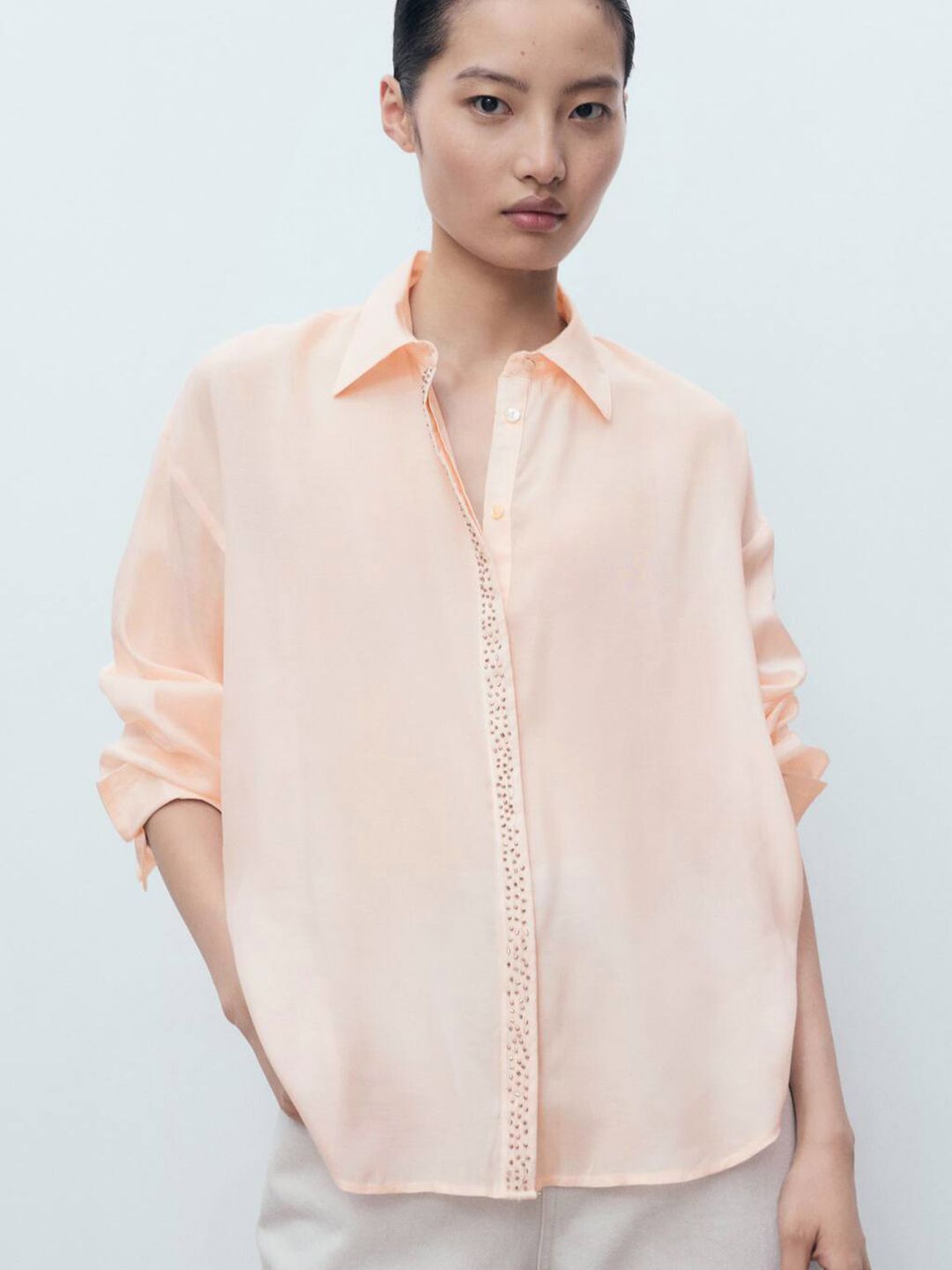 Embellished Relaxed Shirt