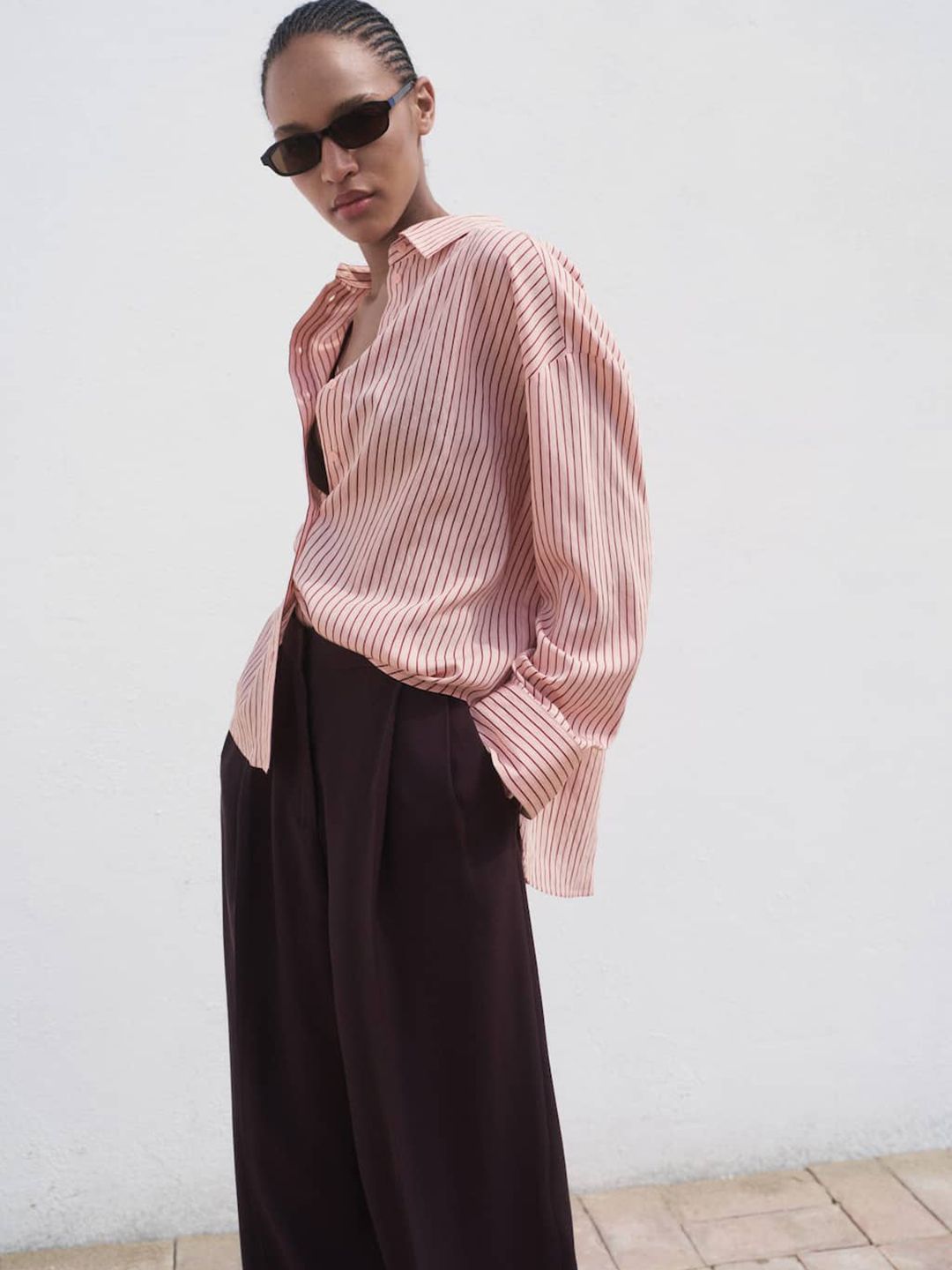 Striped Oversized Casual Shirt