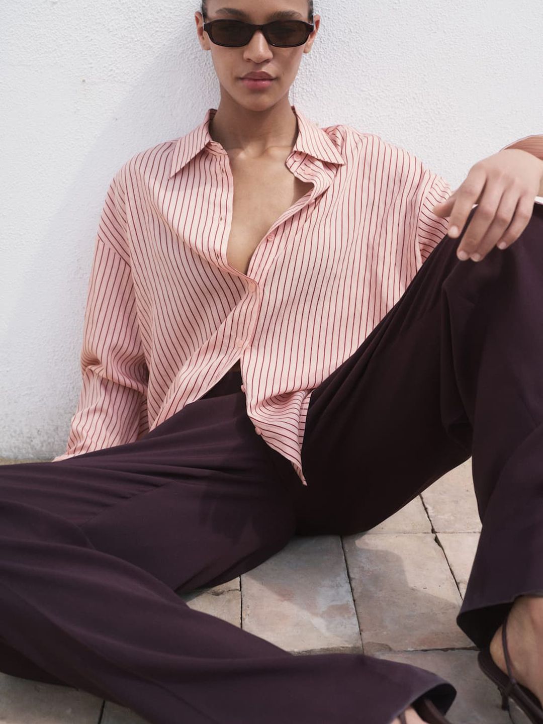 Striped Oversized Casual Shirt
