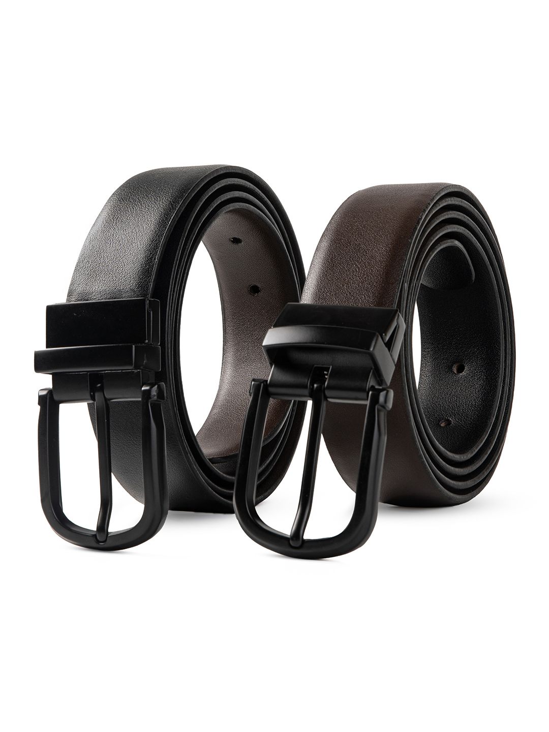 CONTACTS Men Leather Reversible Belt