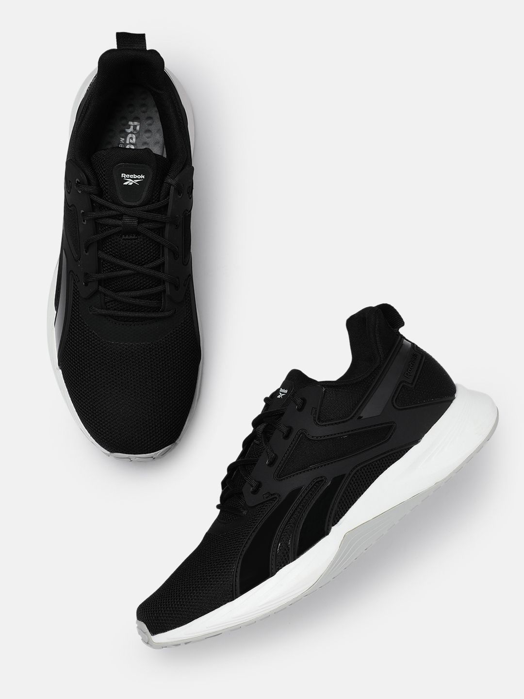 Reebok Men Force Runner Woven Running Shoes