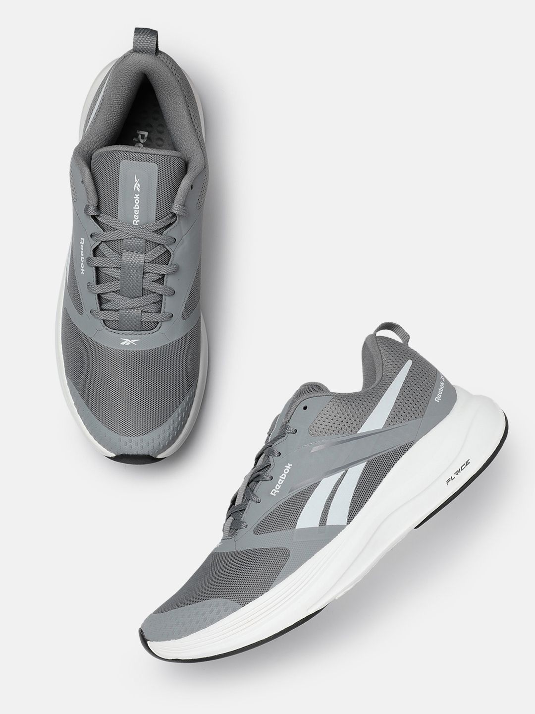 Reebok Men Runergy Woven Design Running Shoes