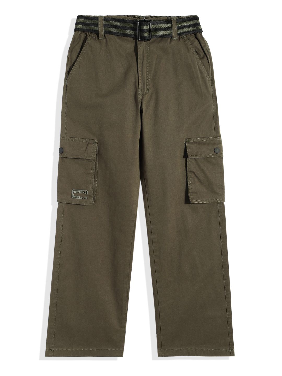 CAVIO Boys Comfort Pure Cotton Cargos Trousers