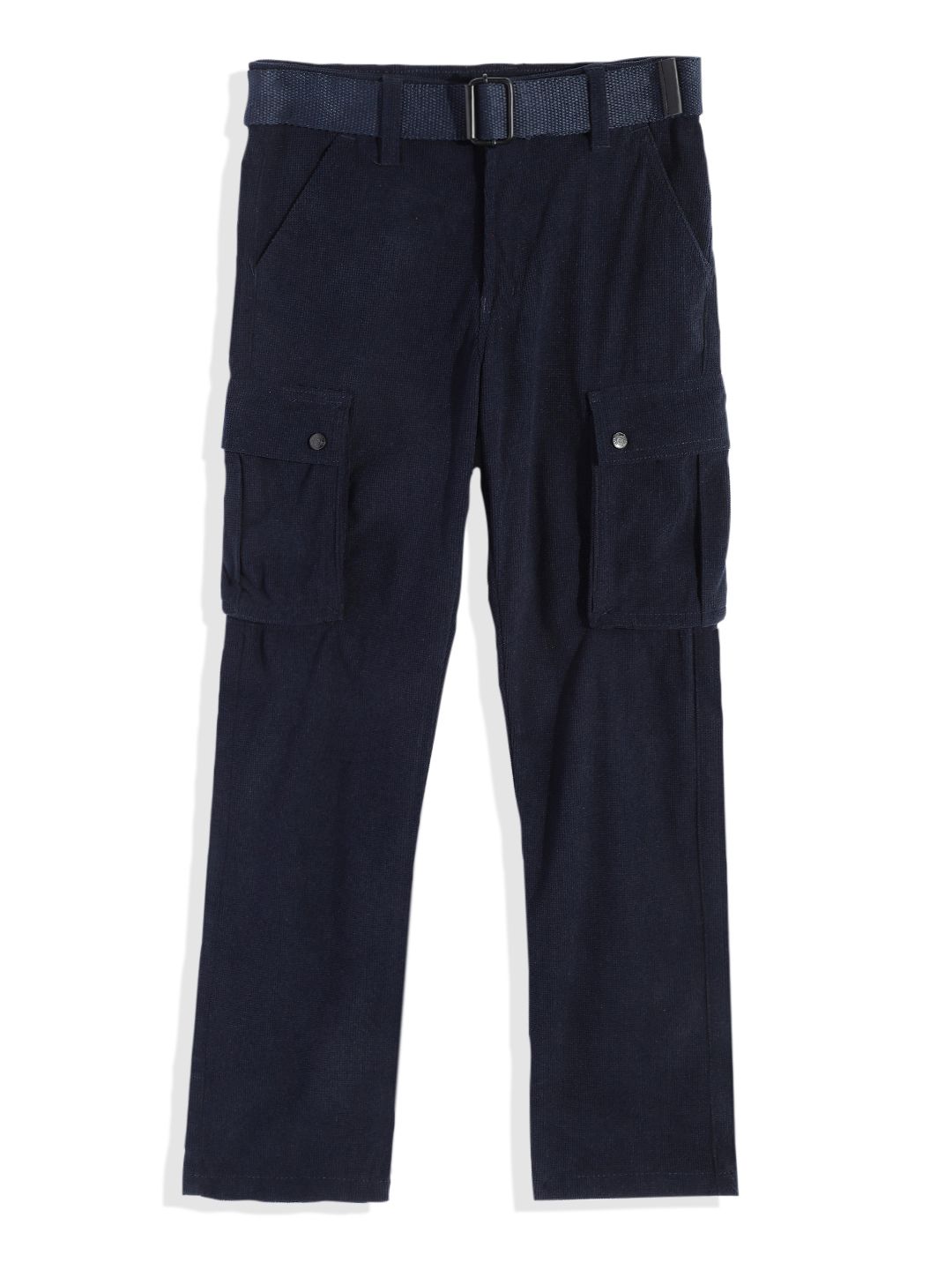 CAVIO Boys Comfort Relaxed Fit Cargos Trousers With Belt