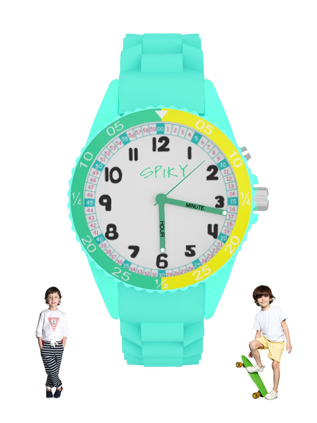 Spiky Spiky Kids Regular Straps Analogue Watch SPKEVA30_C2_Grn