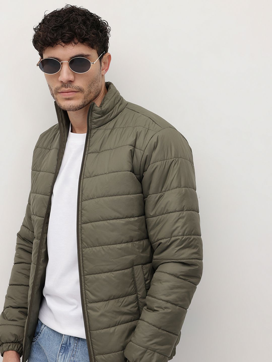 The Roadster Lifestyle Co. Men Puffer Jacket