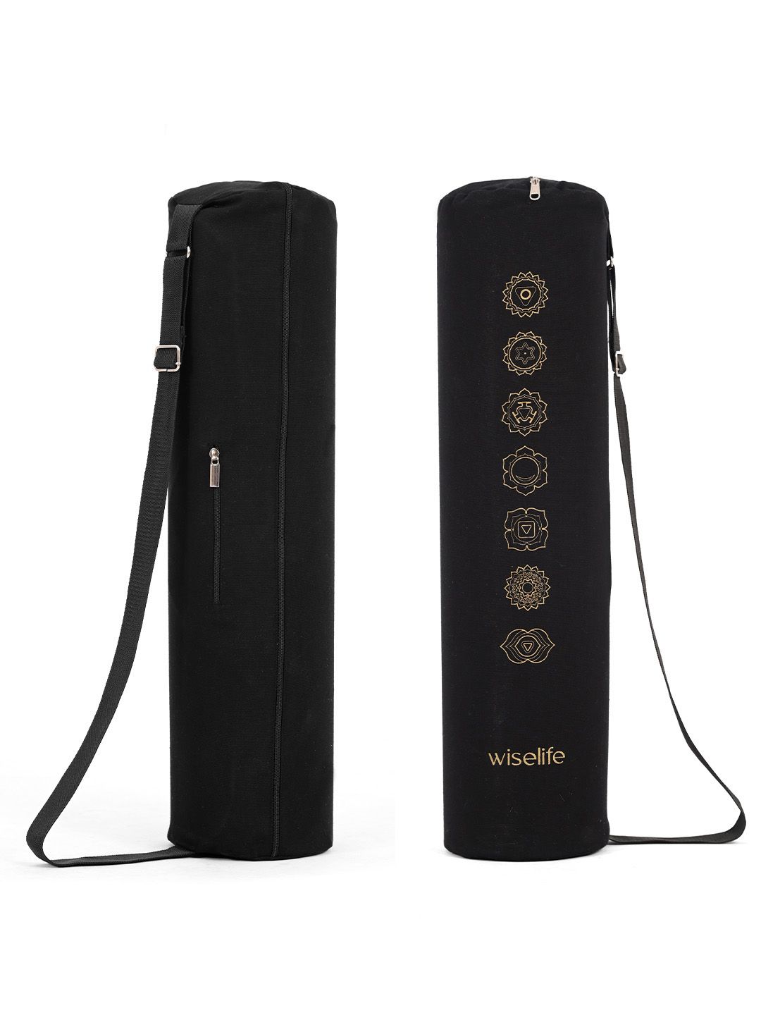 WiseLife Yoga Mat Carry Bag,Full Easy Access Zip Multi Functional Storage Pockets