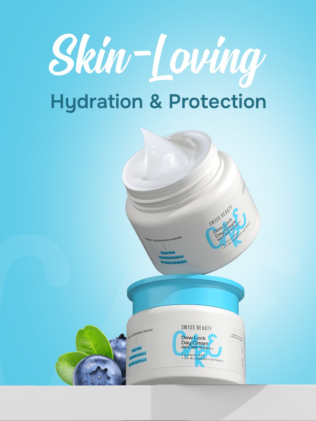 Buy SWISS BEAUTY Care Dew Lock Day Cream With SPF 15+++ - Hydrates