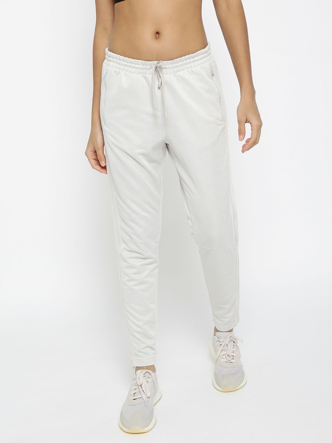 ADIDAS Women Grey ID Striker Track Pants ADIDAS Women Grey ID Striker Track Pants
