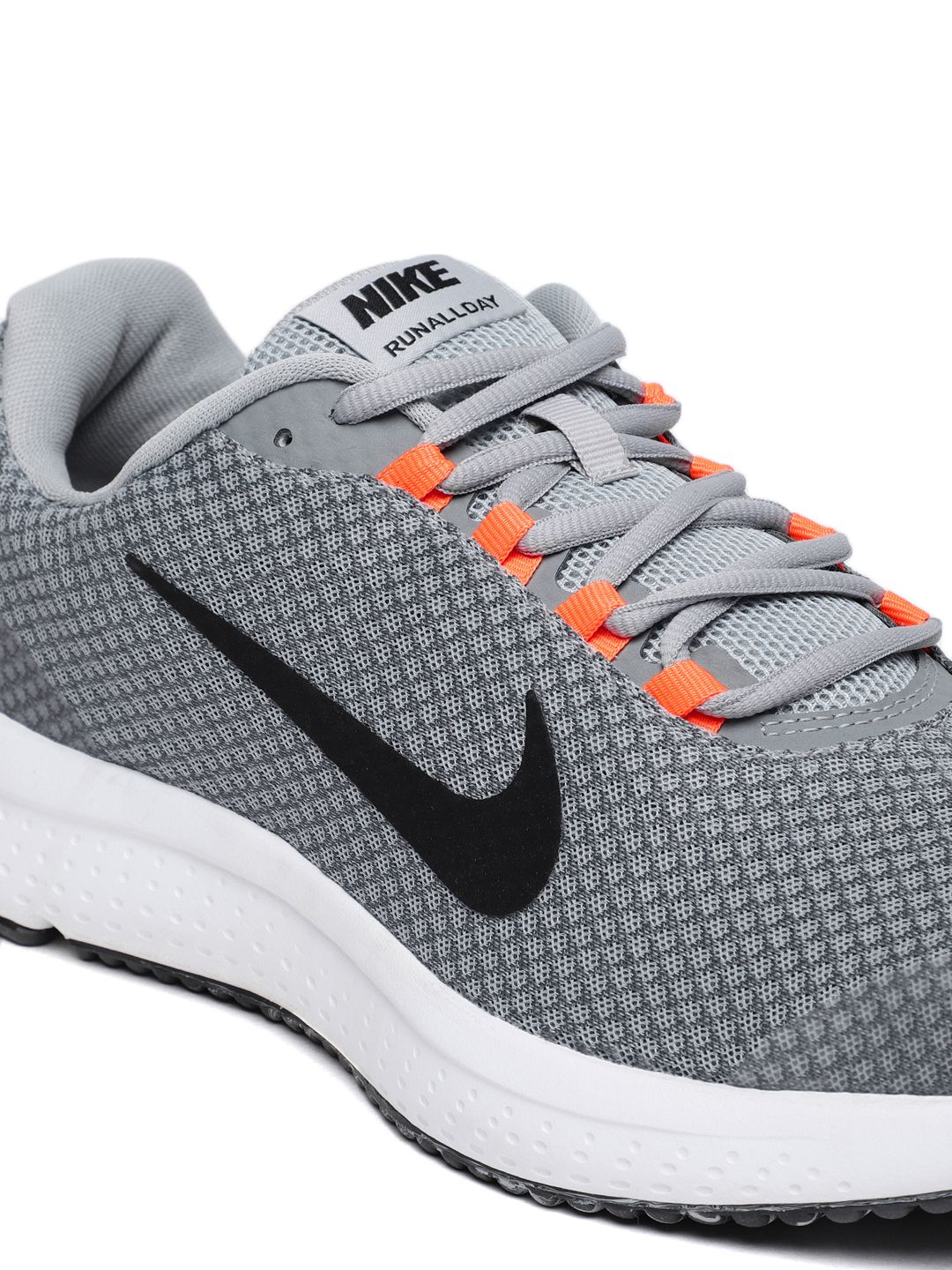 nike men grey runallday running shoes
