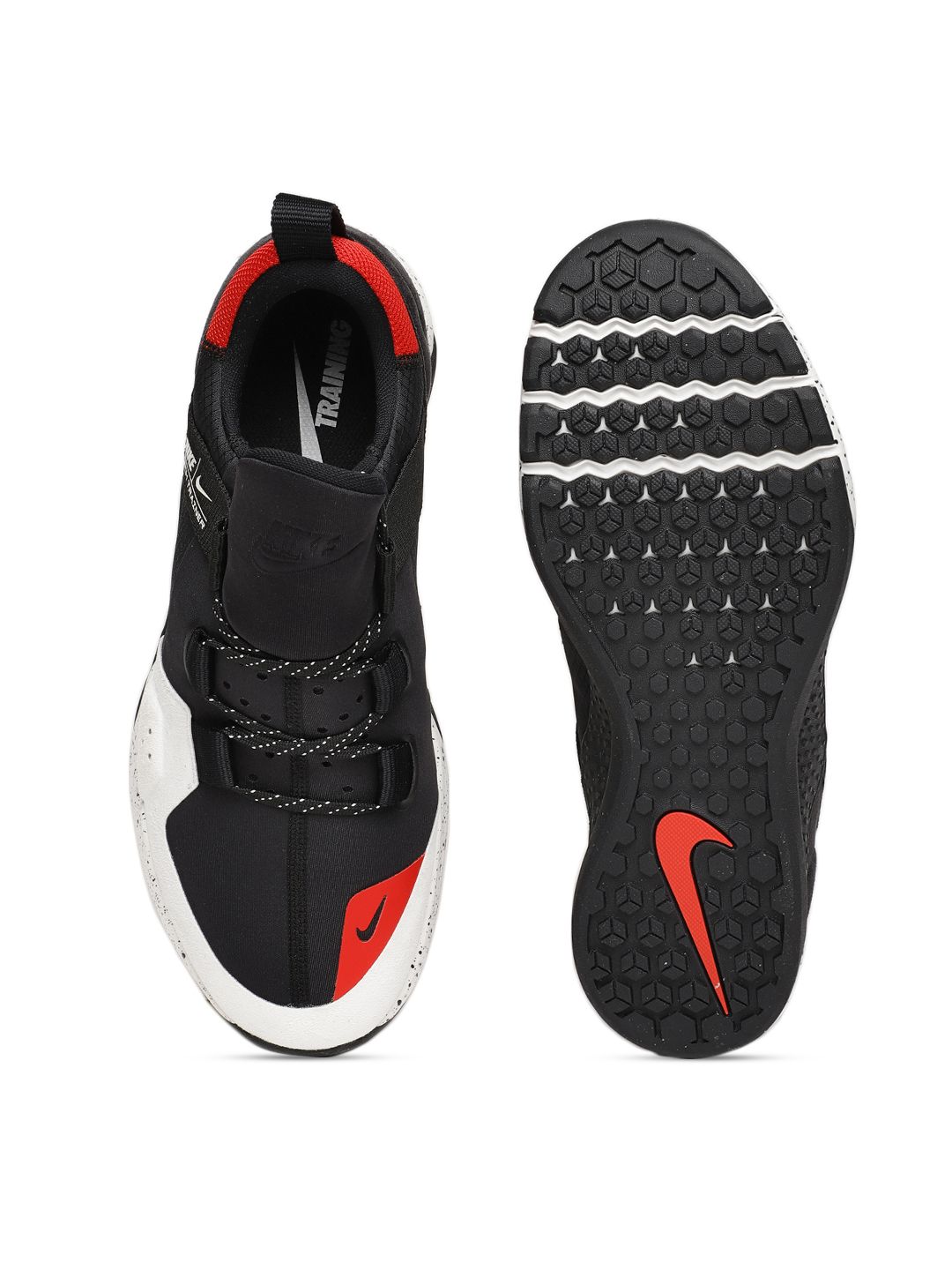 nike black tech trainer gym shoes