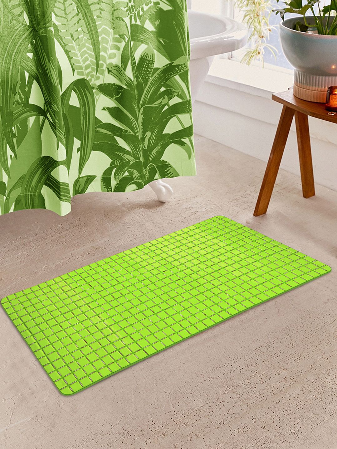 Story@Home Green PVC Anti-Slip Floor Mat Price in India