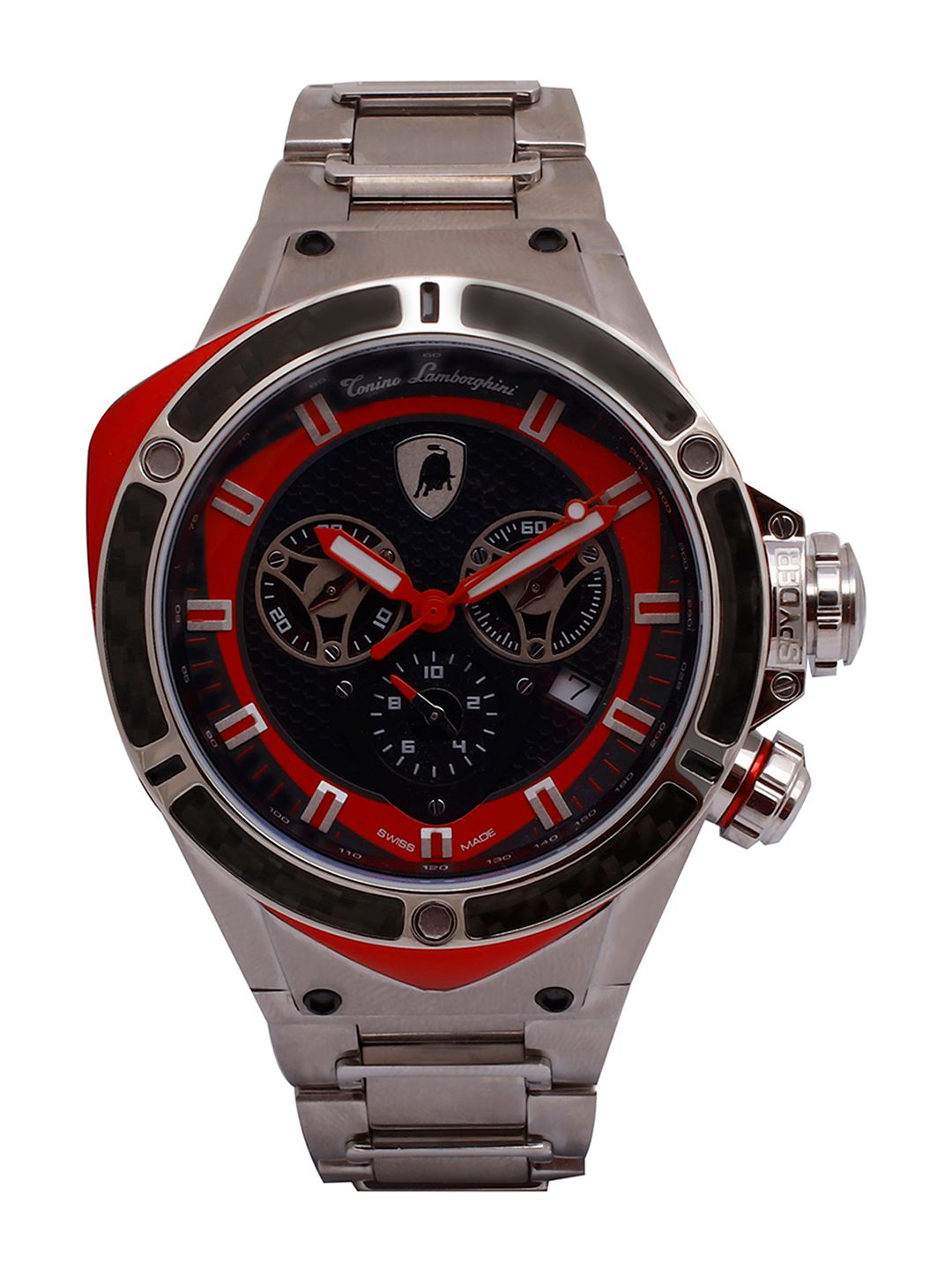 Buy Tonino Lamborghini Men Black Analogue Watch TL SPYDER 3309