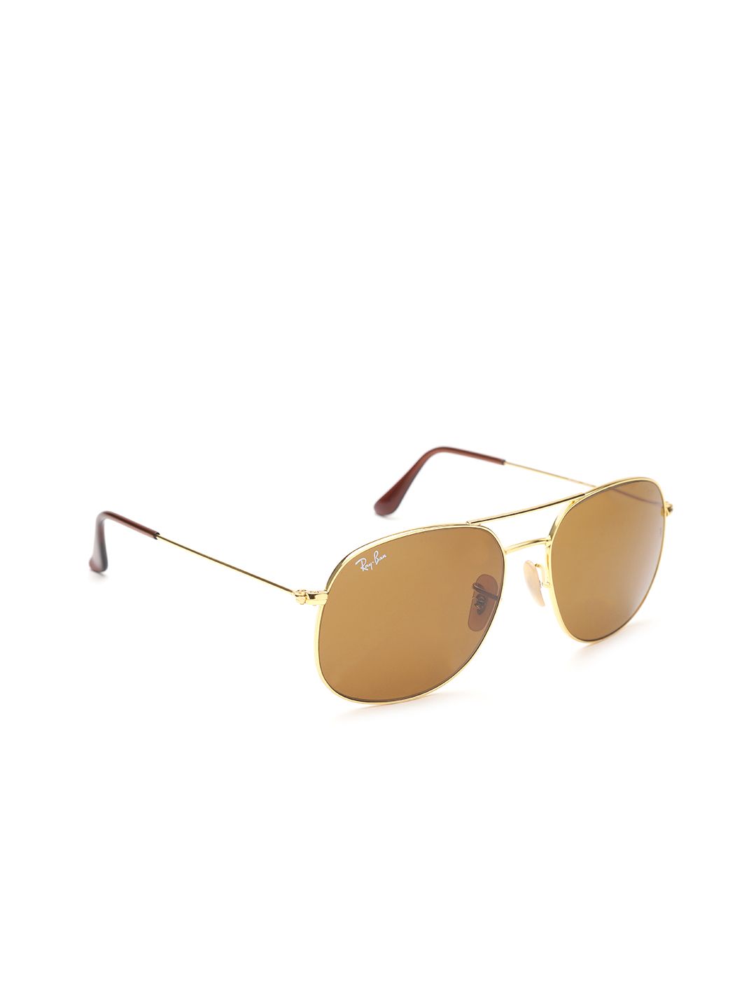 Ray-Ban Unisex UV Protected Brown Lens Square Sunglasses - 0RB3599I001/3357