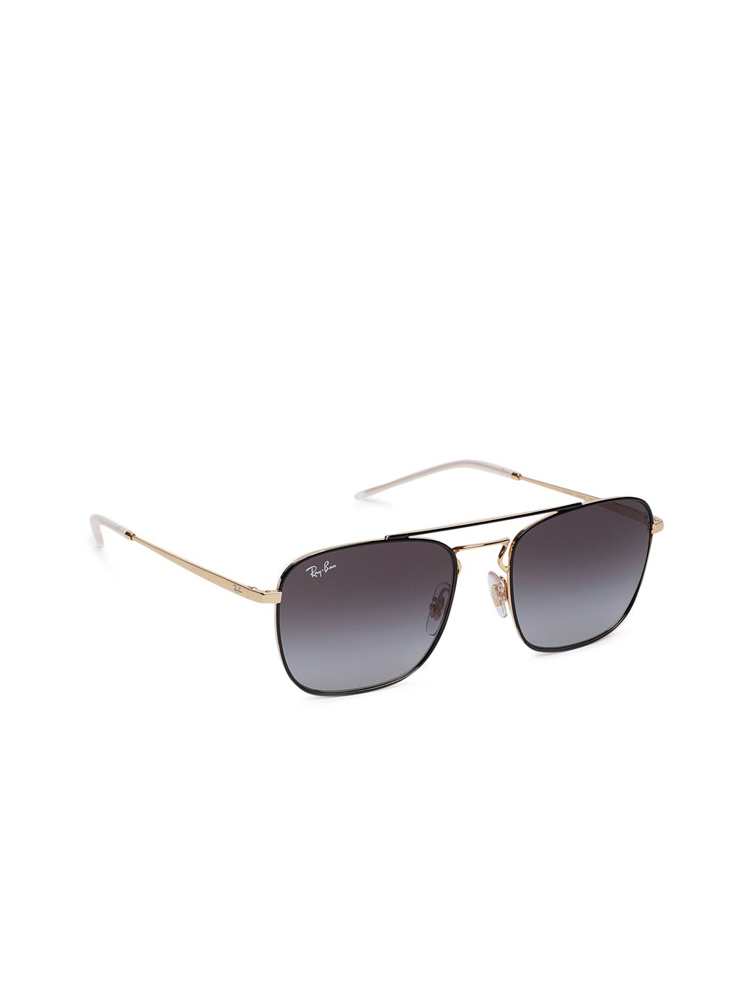 Ray-Ban Men Gradient Grey Lens Square Sunglasses - 0RB358890548G55