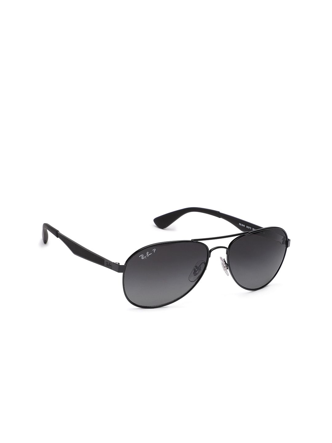 RAY-BAN Unisex Polarized Grey Lens Pilot Sunglasses - 0RB3549002/T358