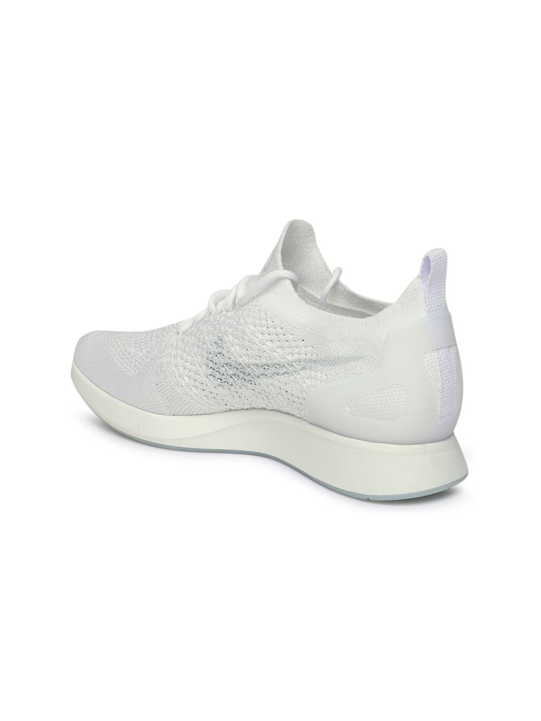 white flyknit racers