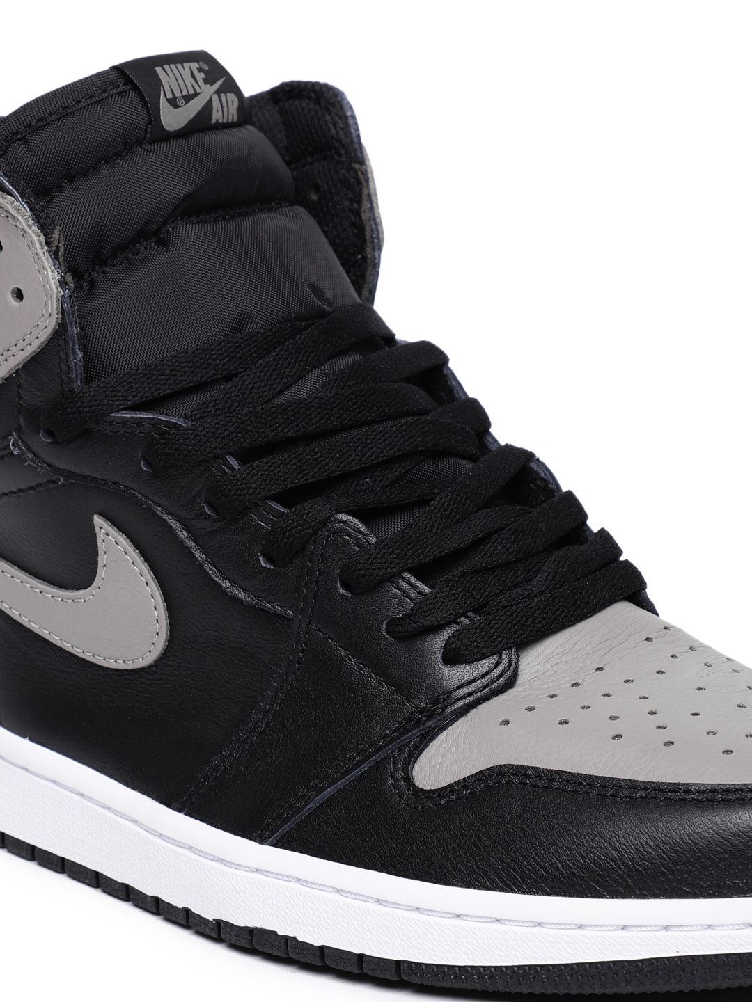 jordan black and grey shoes